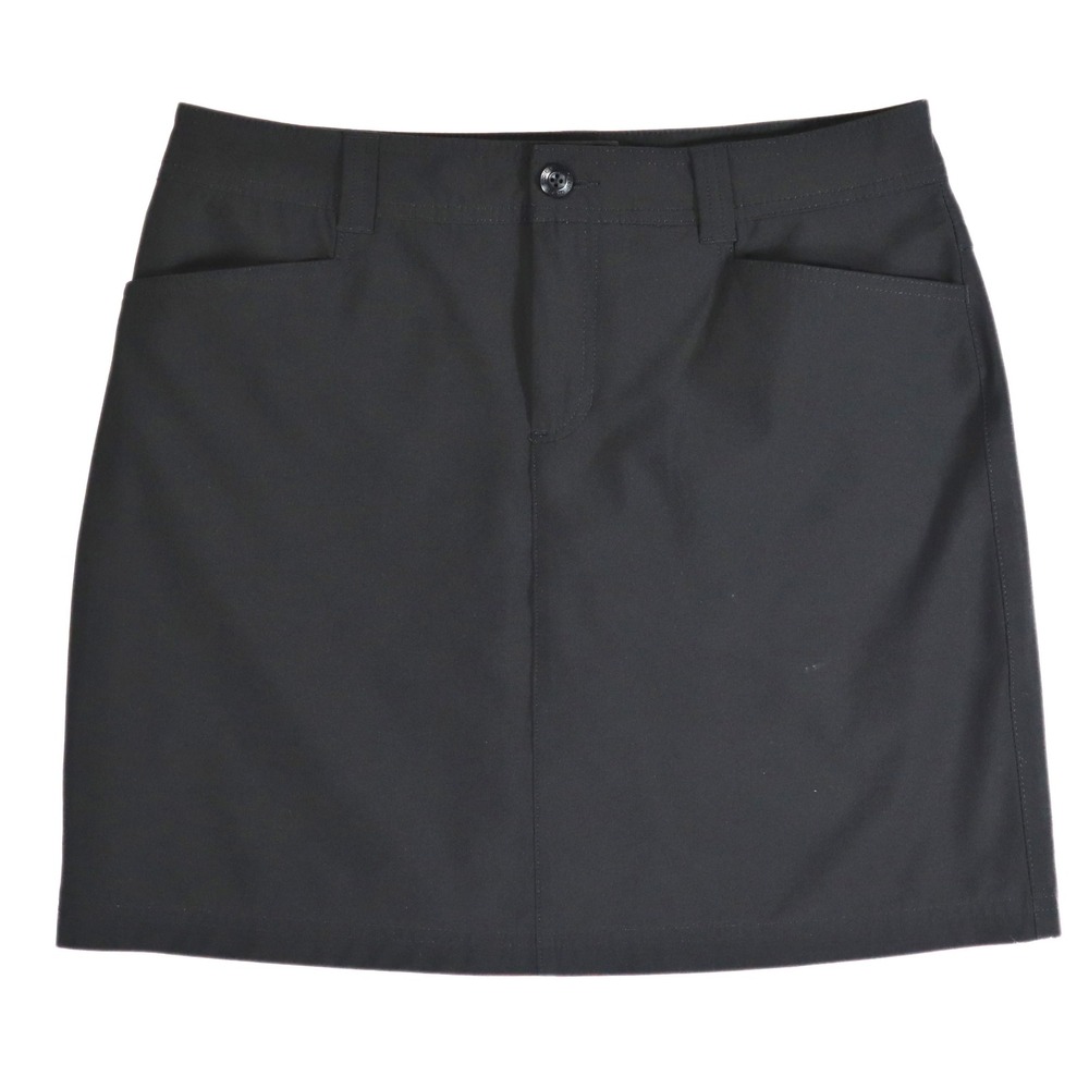 Eddie Bauer Adventurer 2.0 Skort Womens 6 Black Hiking Golf Travel Activewear